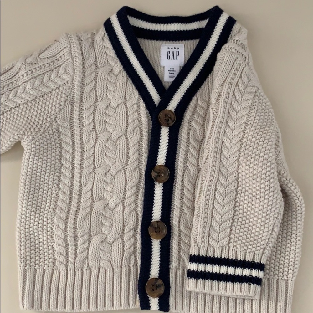 Baby Gap Knit Cotton Cardigan